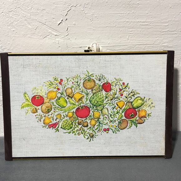 WARM-O-TRAYs  17”x 11” Spice of Life Warmer Tray Model 60 Vintage - Picture 1 of 13